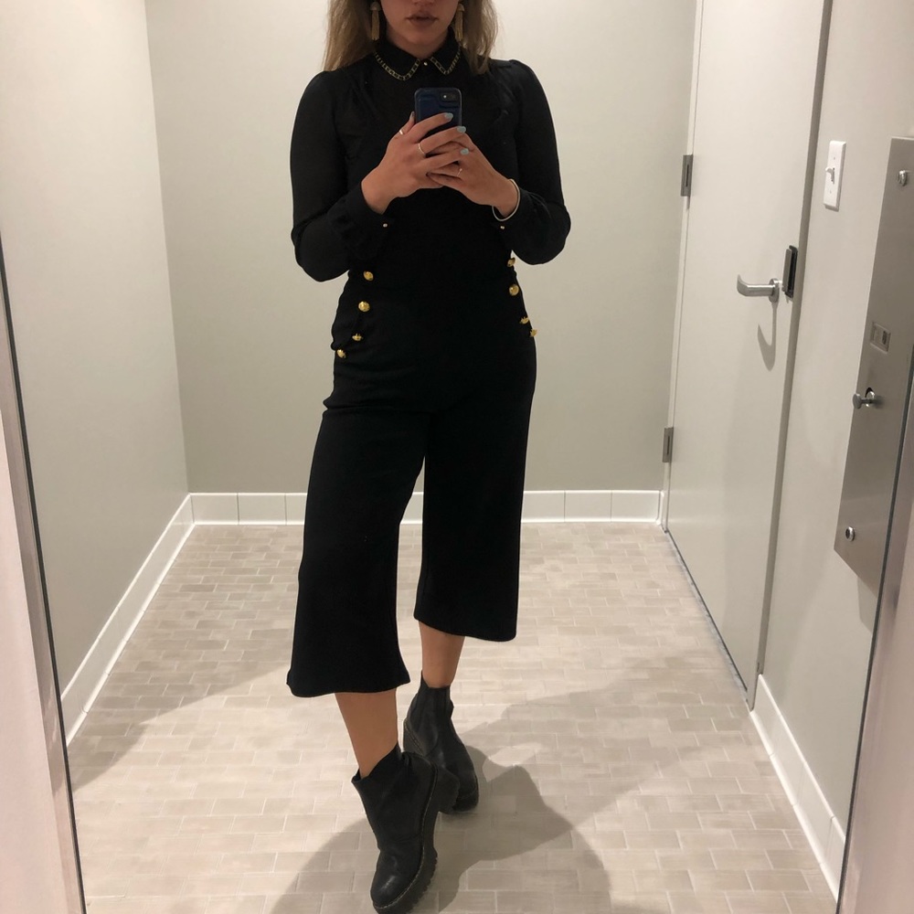 Black and gold Jumpsuit